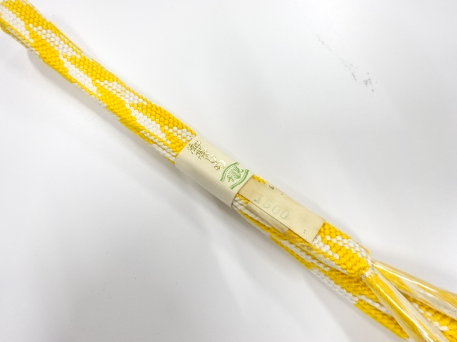 未使用品　正絹　手組帯締め